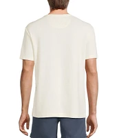 Roundtree & Yorke Short Sleeve Solid Henley Shirt