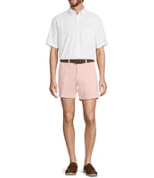 Roundtree & Yorke Short Sleeve Solid Oxford Sport Shirt