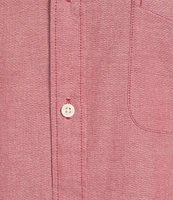 Roundtree & Yorke Short Sleeve Solid Oxford Sport Shirt