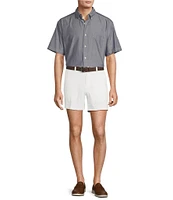 Roundtree & Yorke Short Sleeve Solid Oxford Sport Shirt