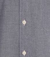 Roundtree & Yorke Short Sleeve Solid Oxford Sport Shirt