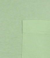 Roundtree & Yorke Short Sleeve Solid Pocket Crew T-Shirt