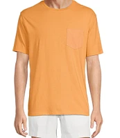 Roundtree & Yorke Short Sleeve Solid Pocket Crew T-Shirt