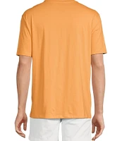 Roundtree & Yorke Short Sleeve Solid Pocket Crew T-Shirt