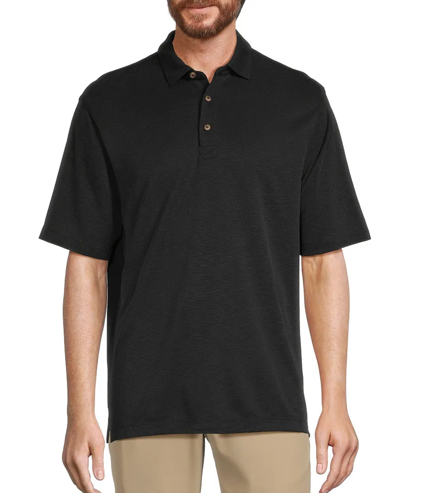 Roundtree & Yorke Short Sleeve Solid Polo Shirt