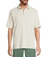 Roundtree & Yorke Short Sleeve Stripe Polynosic Polo Shirt