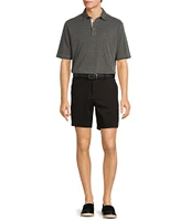 Roundtree & Yorke Short Sleeve Stripe Polynosic Polo Shirt