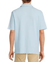 Roundtree & Yorke Short Sleeve Textured Solid Polo