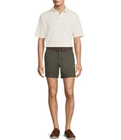 Roundtree & Yorke Short Sleeve Textured Solid Polo