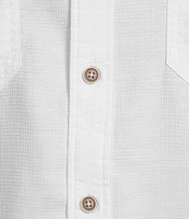 Roundtree & Yorke Short Sleeve Textured Solid Sport Shirt