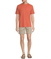 Roundtree & Yorke Short Sleeve Waffle Solid Crew T-Shirt