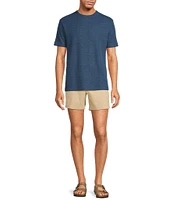Roundtree & Yorke Short Sleeve Waffle Solid Crew T-Shirt