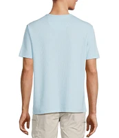 Roundtree & Yorke Short Sleeve Waffle Solid Crew T-Shirt