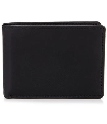 Roundtree & Yorke Slim Nappa Leather Winged Bifold Wallet