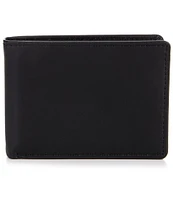 Roundtree & Yorke Slim Nappa Leather Winged Bifold Wallet