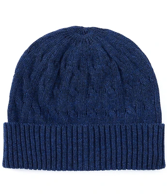 Roundtree & Yorke Solid Cable Beanie