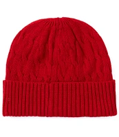 Roundtree & Yorke Solid Cable Beanie