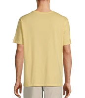 Roundtree & Yorke Solid Cloud Short Sleeve Crew Neck T-Shirt