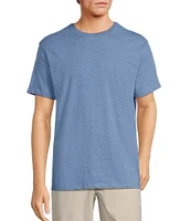 Roundtree & Yorke Solid Cloud Short Sleeve Crew Neck T-Shirt