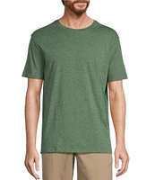 Roundtree & Yorke Solid Cloud Short Sleeve Crew Neck T-Shirt