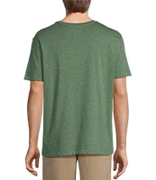 Roundtree & Yorke Solid Cloud Short Sleeve Crew Neck T-Shirt