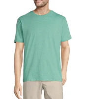 Roundtree & Yorke Solid Cloud Short Sleeve Crew Neck T-Shirt