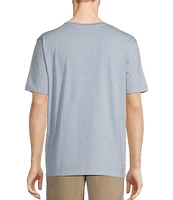 Roundtree & Yorke Solid Cloud Short Sleeve V-Neck T-Shirt