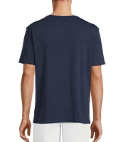 Roundtree & Yorke Solid Cloud Short Sleeve V-Neck T-Shirt