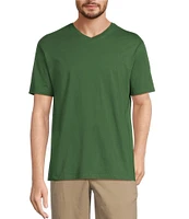 Roundtree & Yorke Solid Cloud Short Sleeve V-Neck T-Shirt