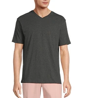 Roundtree & Yorke Solid Cloud Short Sleeve V-Neck T-Shirt