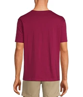 Roundtree & Yorke Solid Cloud Short Sleeve V-Neck T-Shirt