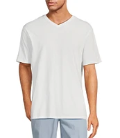 Roundtree & Yorke Solid Cloud Short Sleeve V-Neck T-Shirt