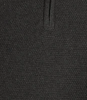 Roundtree & Yorke Solid Quarter Zip Mock Neck Vest