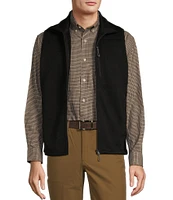 Roundtree & Yorke Solid Sweater Fleece Full Zip Vest