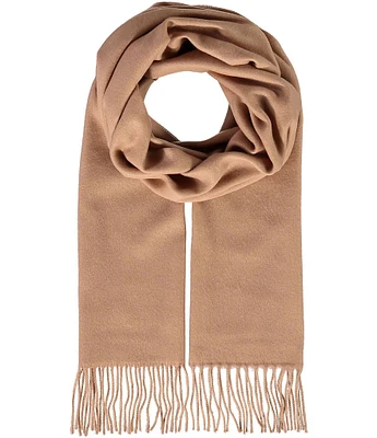 Roundtree & Yorke Solid Twisted Rope Fringe Scarf