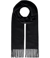 Roundtree & Yorke Solid Twisted Rope Fringe Scarf