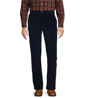 Roundtree & Yorke Stewart Classic Fit Flat Front Corduroy Pants