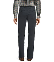 Roundtree & Yorke Straight Fit Flat Front Texture Chino Pants