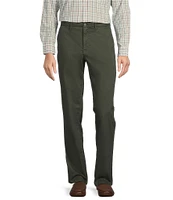 Roundtree & Yorke Straight Fit Flat Front Texture Chino Pants