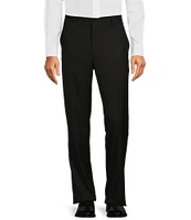 Roundtree & Yorke Luxury Gabardine Ultimate Comfort Straight Fit Flat Front Dress Pants