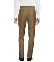 Roundtree & Yorke Luxury Gabardine Ultimate Comfort Straight Fit Flat Front Dress Pants