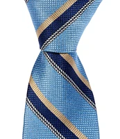 Roundtree & Yorke Striped 2 3/4#double; Silk Tie