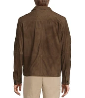 Roundtree & Yorke Suede Shacket Jacket