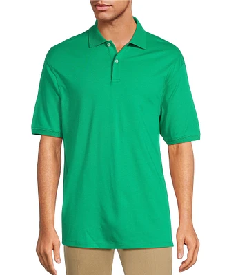 Roundtree & Yorke Supima Short Sleeve Solid Polo Shirt