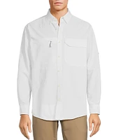 Roundtree & Yorke The Charter Performance Vented Long Sleeve Solid Fishing Sport Shirt