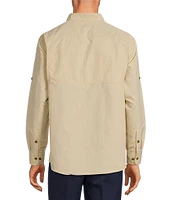 Roundtree & Yorke The Charter Performance Vented Long Sleeve Solid Fishing Sport Shirt