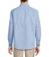 Roundtree & Yorke The Charter Performance Vented Long Sleeve Solid Fishing Sport Shirt