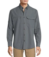 Roundtree & Yorke The Charter Performance Vented Long Sleeve Solid Fishing Sport Shirt