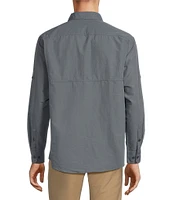 Roundtree & Yorke The Charter Performance Vented Long Sleeve Solid Fishing Sport Shirt