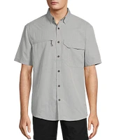 Roundtree & Yorke The Charter Performance Vented Short Sleeve Solid Fishing Sport Shirt